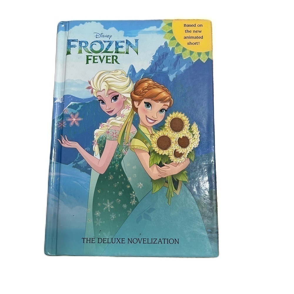 Disney Frozen Fever Deluxe Novelization Book Hardcover Chapter Kids Elsa Anna